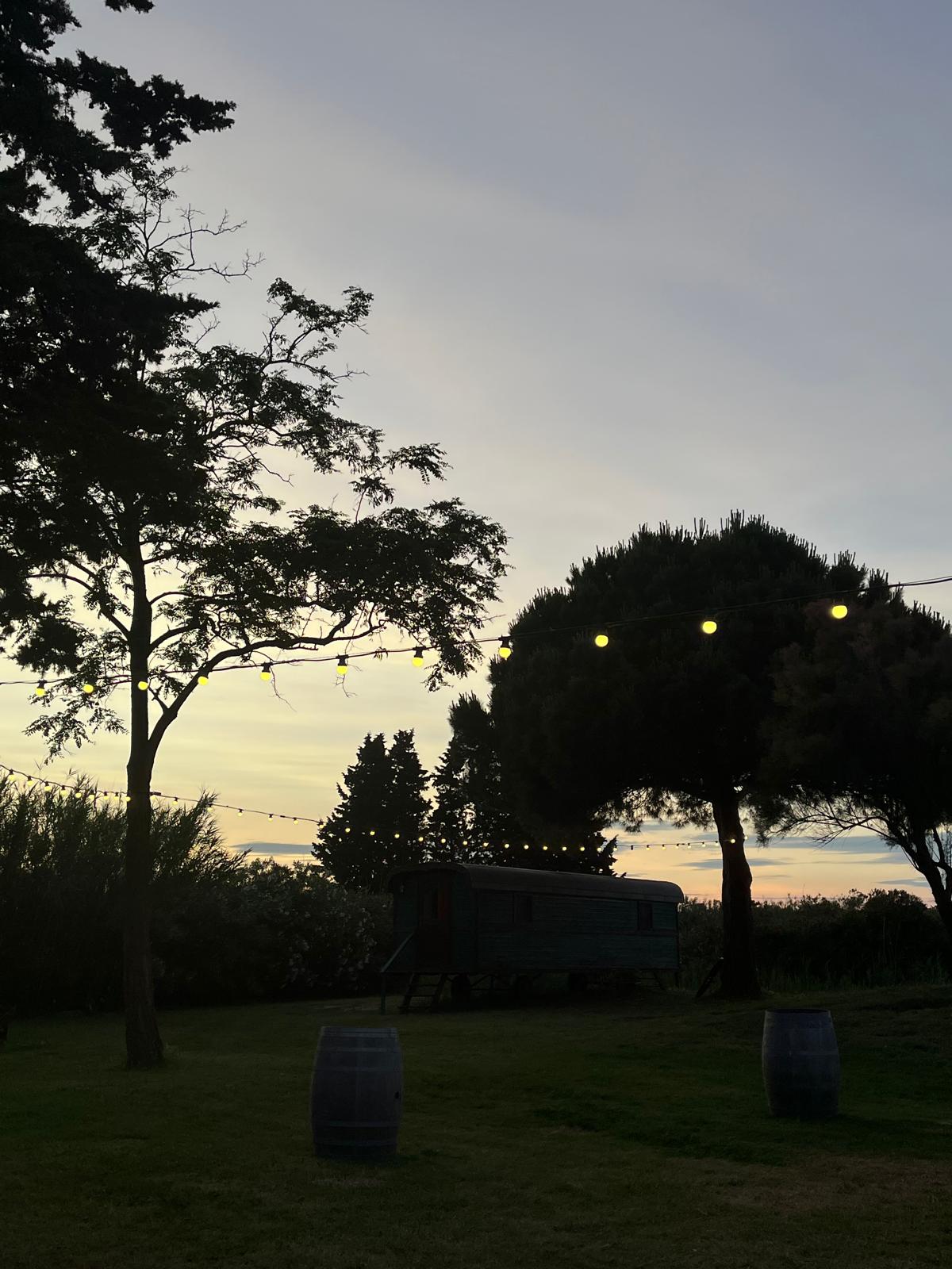 Ciel guinguette laupio coucher de soleil