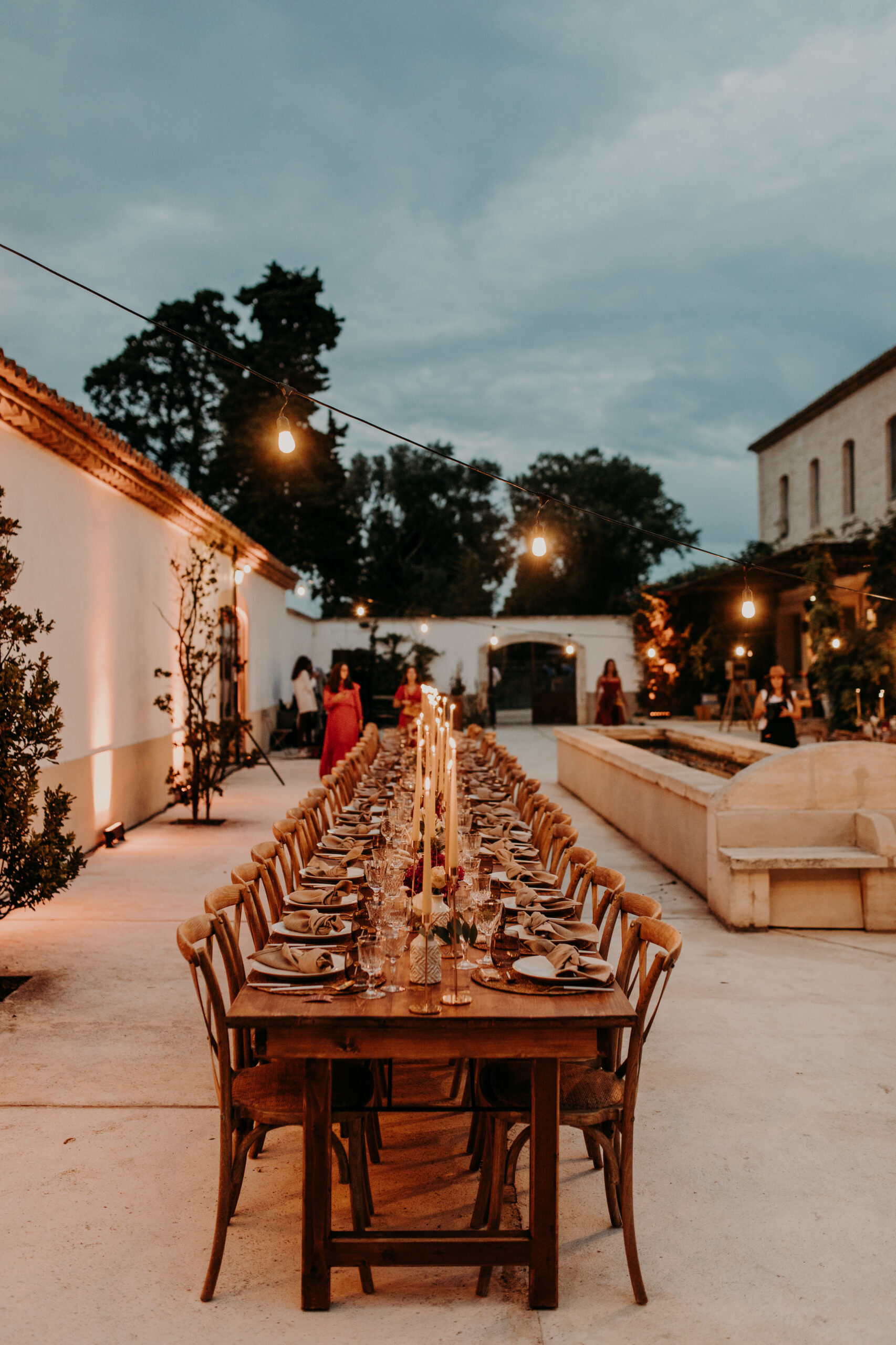 Patio mariage bohème 4